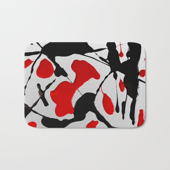 BLOOD IN Bath Mat