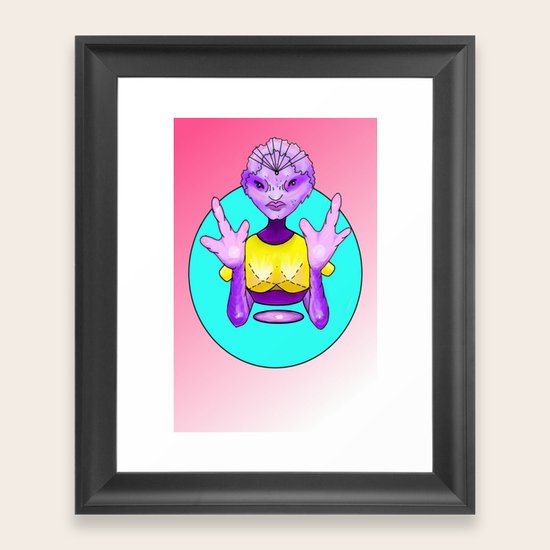 Zora Framed Art Print
