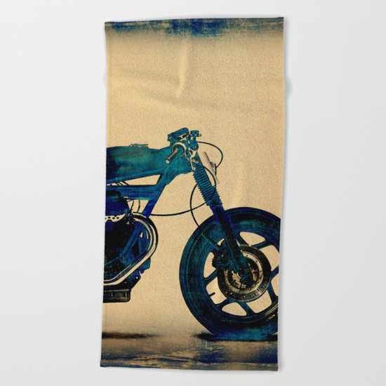 Metalic Blue Beach Towel