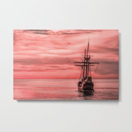 dream sailing boat  Metal Print