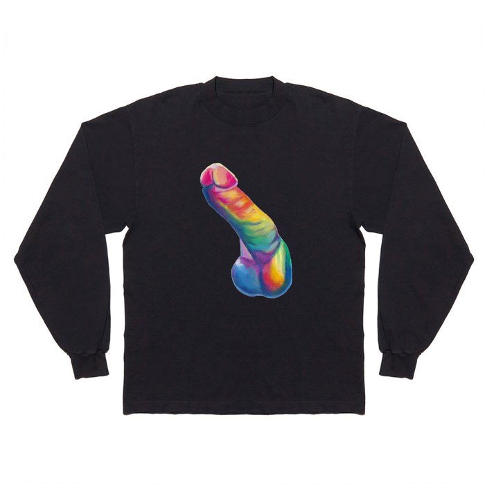 NSFW Pastel Penis Soda Bottles Long Sleeve T-Shirts