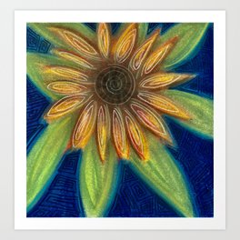 Flower of Sun Art Print