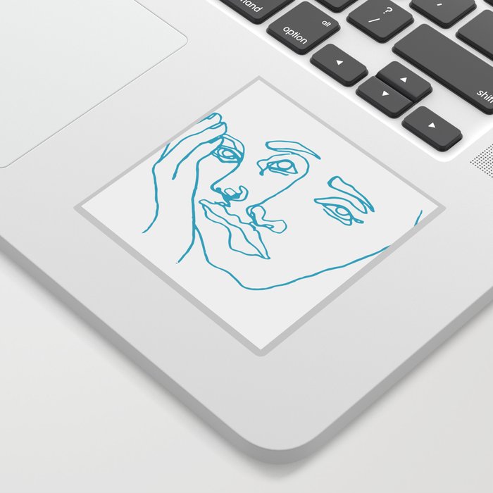 Two Faced Sticker