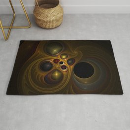 Colorful abstract fractal Rug