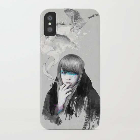 Swan Love iPhone Case