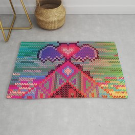pyramid heart Rug