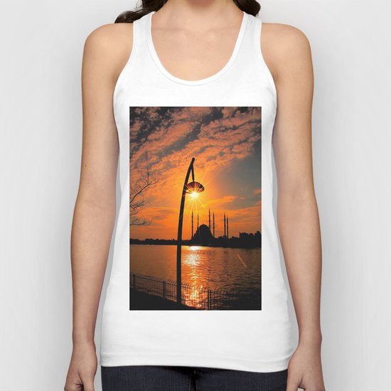 sunset Unisex Tank Top