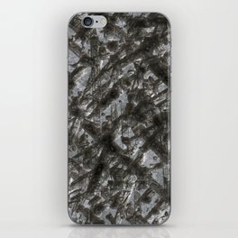 Metal Grunge Shapes iPhone Skin