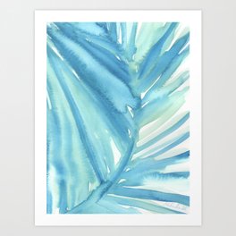 Abstract Palm Leaf Art Print