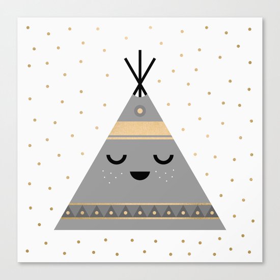 Little Tipi Canvas Print
