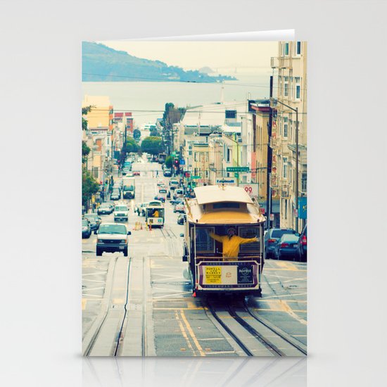 San Francisco Cable Car Stationery Cards