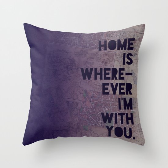 With You Throw Pillow