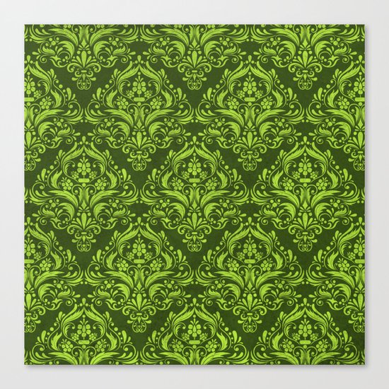 Halloween damask colors #3 Canvas Print