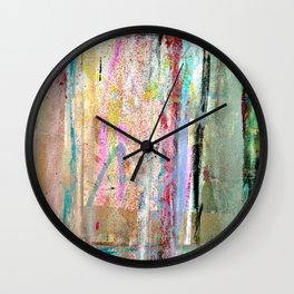 Colorful Bohemian Abstract 1 Wall Clock
