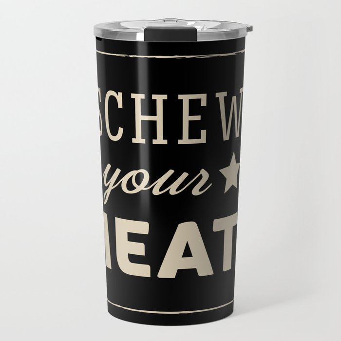 Eschew Your Meat Travel Mug