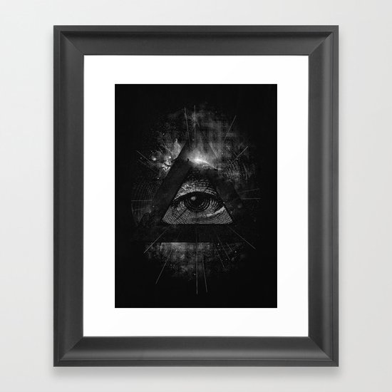 The Eye Framed Art Print