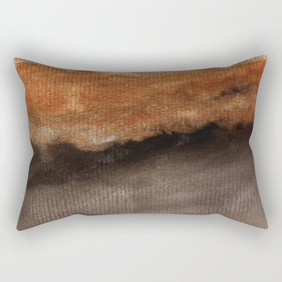 Watercolor abstract landscape 21 Rectangular Pillow