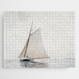 Sailing off Gloucester (ca.1880) Jigsaw Puzzle