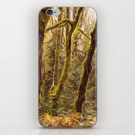 Deep in a Temperate Rainforest  iPhone Skin