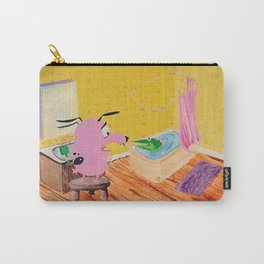 Bathroom Courage in Acrylic  Carry-All Pouch