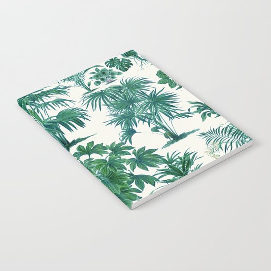 Exotic Tropical Palm Print Notebook