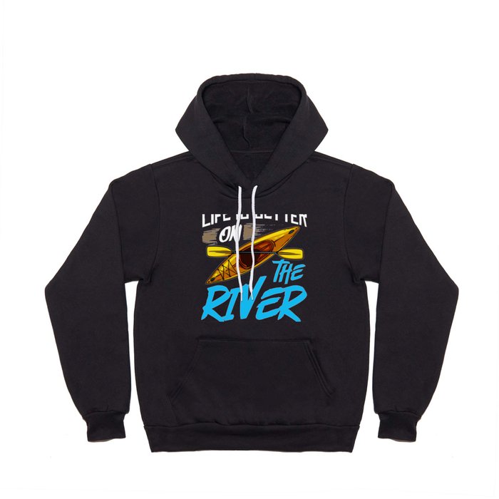 Kayak Canoe Boat Paddle Kayaking Canoeing Hoody