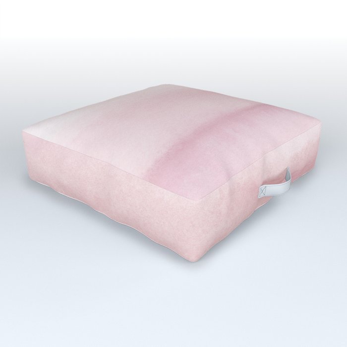 Subtle Pink Layers 03 Outdoor Floor Cushion