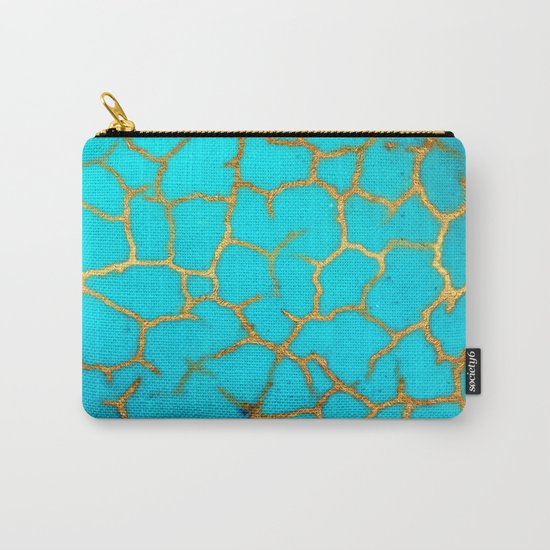 Turquoise Stone Carry-All Pouch