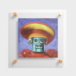 Mexican robot AI painting Floating Acrylic Print