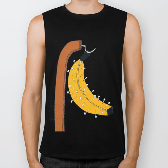 pin banana Biker Tank
