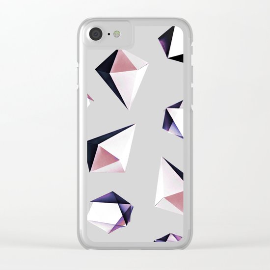 Origami #5Y Clear iPhone Case