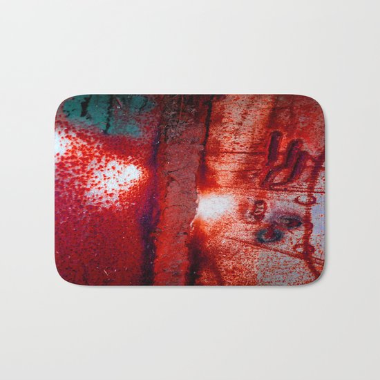 Rust in Red Bath Mat