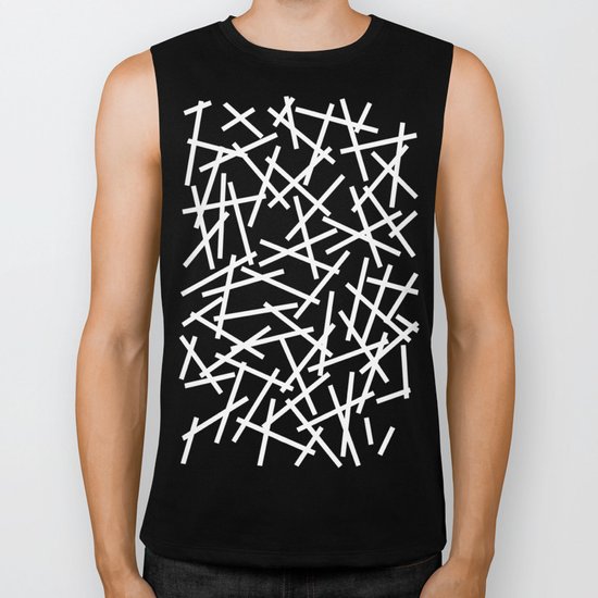 Kerplunk Navy and White Biker Tank