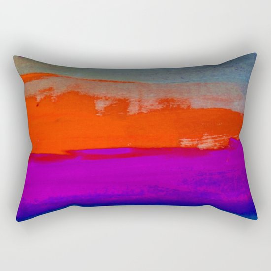 Glowing Lights and Small Things that are Big Rectangular Pillow
