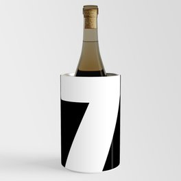 7 (White & Black Number) Wine Chiller
