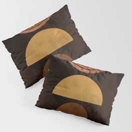 Mid Century Modern Abstract Geometric Art Pillow Sham