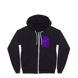 Fluttering purple Zip Hoodie