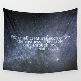 Carl Sagan and the Milky Way Wall Tapestry
