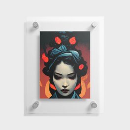 The Ancient Spirit of the Geisha Floating Acrylic Print