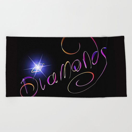 A Girl's Best Friend Beach Towel