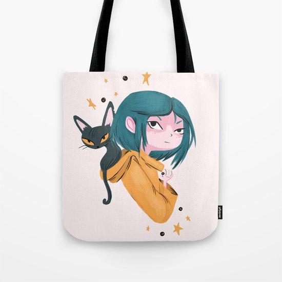 Twitchy, Witchy Girl Tote Bag
