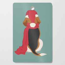 Christmas Beagle Back Cutting Board