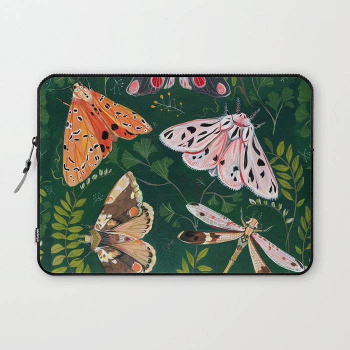 Moths and dragonfly Laptop Sleeve