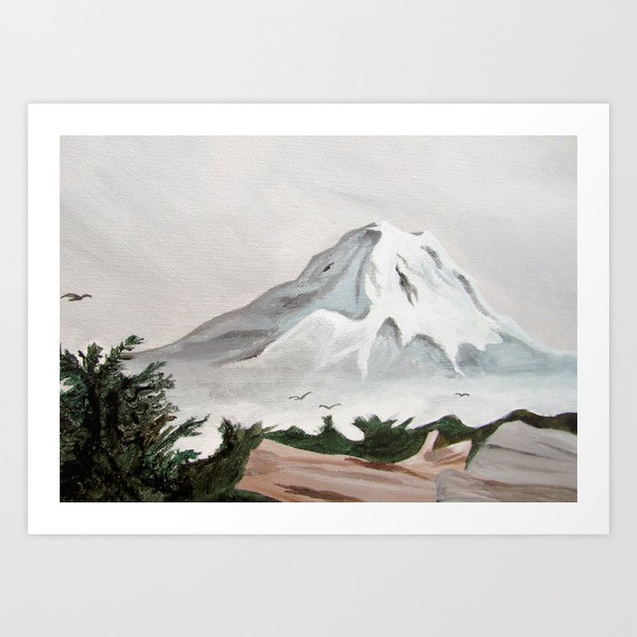 Mount Rainier Art Print