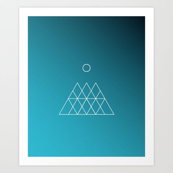 Geometry Art Print