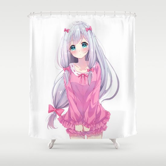 cute anime girl duschvorhang