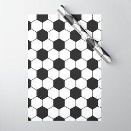 Soccer ball pattern Wrapping Paper