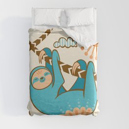 Just Hang In There Duvet Cover