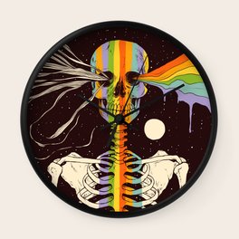 Dark Side of Existence Wall Clock