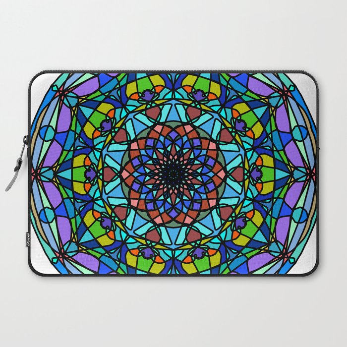 Download Vector indian Mandala Laptop Sleeve by doomrabbit | Society6